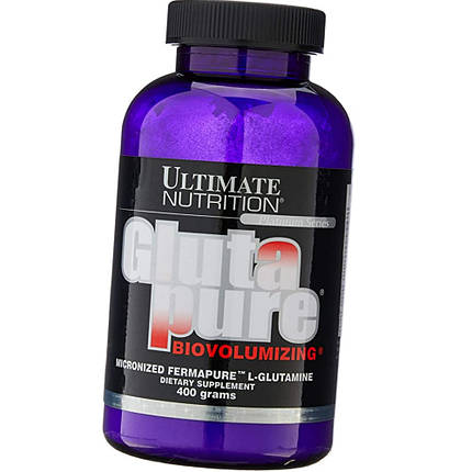 Глютамін в порошку Ultimate Glutapure 400 г без смаку, фото 1