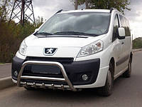 Кенгурятник WT003 (нерж.) для Peugeot Expert 2007-2017 гг.