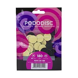 Змінні файли для педікюрного диску 180 грит STALEKS PRO PODODISC M 50 шт