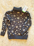 Вовняний светр з оленем для хлопчика 2,3,4,5,6 років Туреччина, фото 2