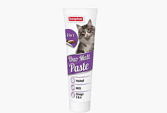 Beaphar (Беафар) Duo Malt Paste Паста для виведення шерсті для котів 100гр