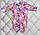 Комбінезон теплий з трьохнитки Єдиноріжки, 56-62, фото 3