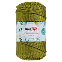 Пряжа шнур Knit Me XL Polyester Macrame зелёный трава