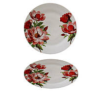 Helios 4364 Тарілка мілка Піон китайський 190мм