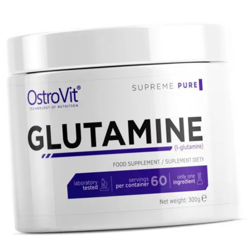 Глютамін OstroVit 100% Glutamine 300 г (без смаку)