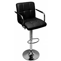 Барний стілець зі спинкою Bonro B-026 чорний (2 шт.), фото 2