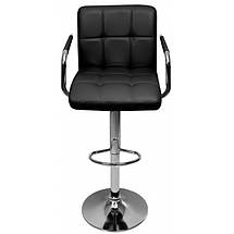 Барний стілець зі спинкою Bonro B-026 чорний (2 шт.), фото 3