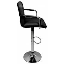 Барний стілець зі спинкою Bonro B-026 чорний (2 шт.), фото 4