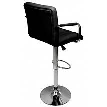 Барний стілець зі спинкою Bonro B-026 чорний (2 шт.), фото 5