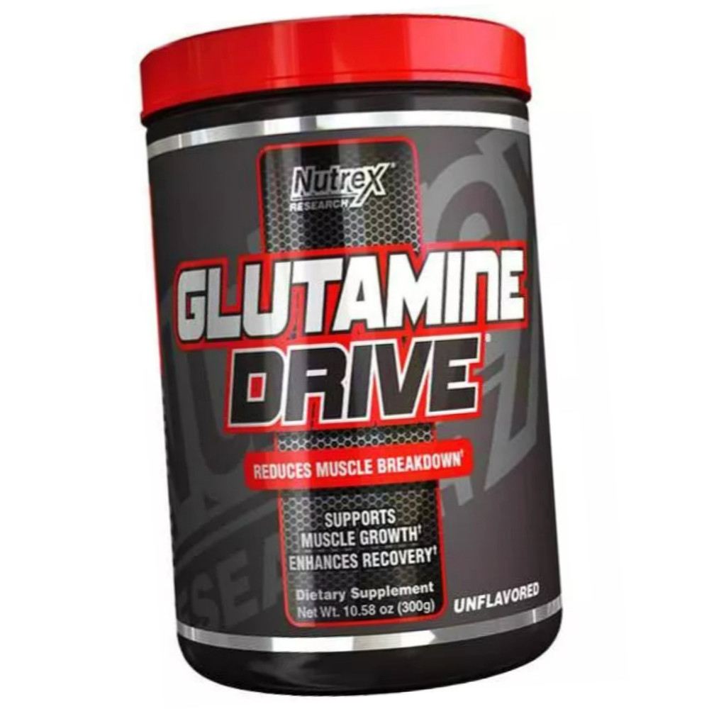 Глютамін NUTREX Glutamine Drive 300 г без смаку хіт продаж