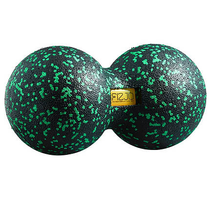 Масажний м'яч подвійний 4FIZJO EPP DuoBall 12 4FJ1325 Black/Green, фото 1