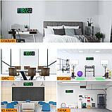 Настінний електронний годинник Mids з великими цифрами, термометр, календар, секундомір, таймер., фото 10