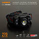 Налобний світлодіодний ліхтарик VIDEX VLF-H045Z 270 Lm 5000 K, фото 3