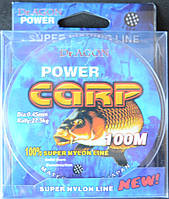 Леска для спиннинга DrAGON Power Carp, длина 100м, сечение 0,45мм