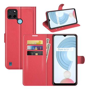 Чохол-книжка Litchie Wallet для Realme C21Y / C25Y Red