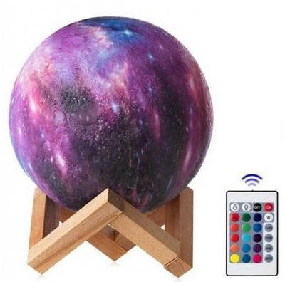 Настільний світильник Луна пультом дистанційного керування Magic 3D Color Moon Light 4640