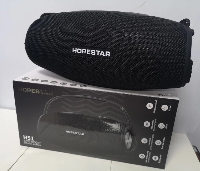 Велика Bluetooth колонка Hopestar H51 55W 8 годин, фото 1