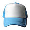 Блакитна кепка тракер із білим, фото 2