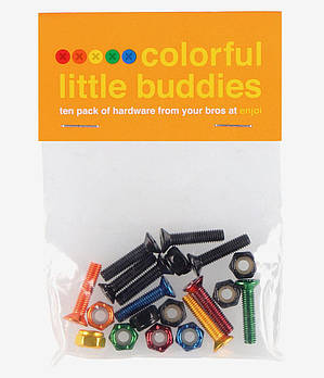 Болти для скейту Enjoi Colorful Little Buddies 1"