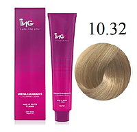 Крем-краска для волос ING Professional Colouring Cream 10.32 Платиновый блондин бежевый 100 мл