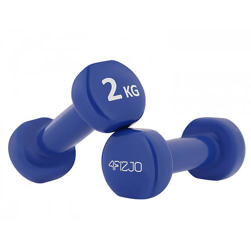 Гантели виниловые 4FIZJO 2 x 2 кг 4FJ0195 - SPORTART, цена 1274 грн ...