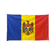 Прапор Молдови. Прапор Молдови RESTEQ. Moldova Flag. Прапор 150х90 см поліестер