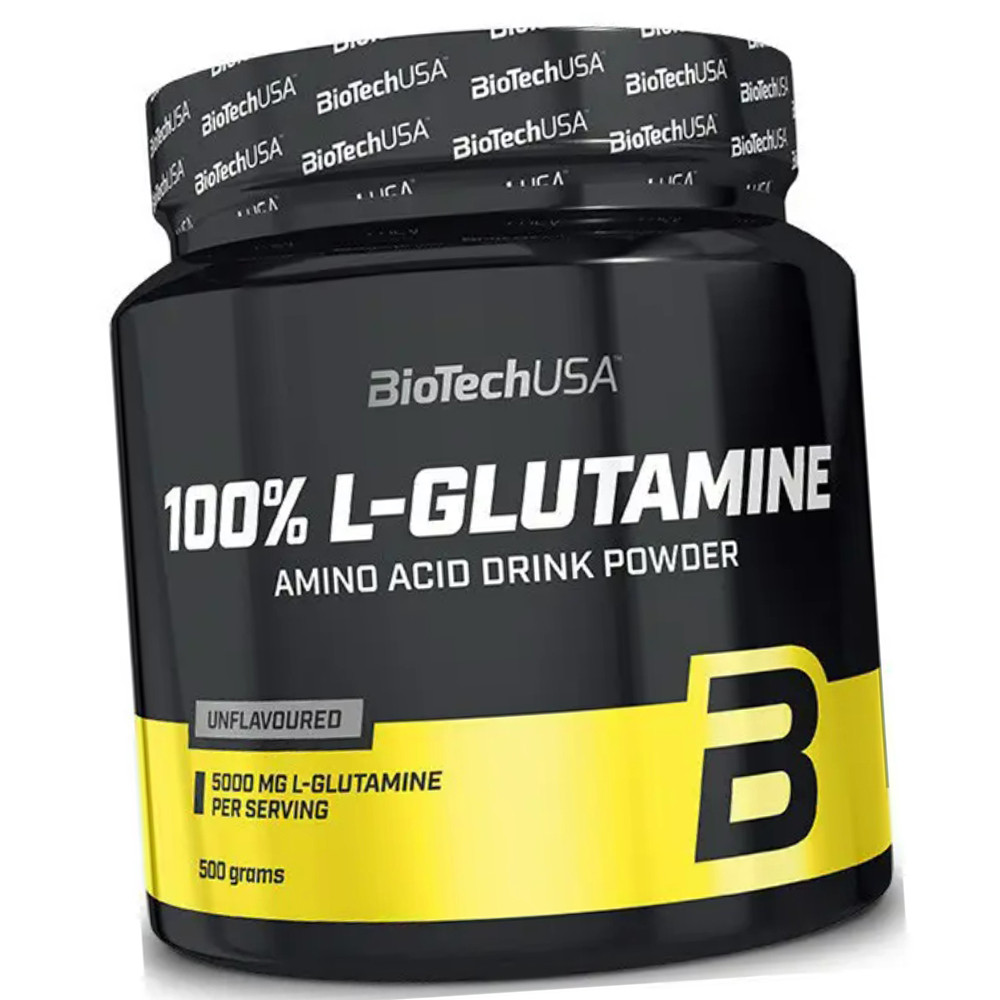 Л-глютамін BioTech L-Glutamine 500г без смаку