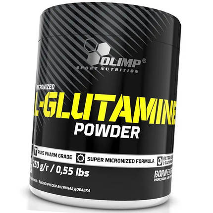 Глютамін Olimp L-glutamine 250 г без смаку, фото 3