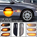 Повторювачі поворотів динамічні Volvo XC90 S80 XC70 V70 S60 2001-2009 30722641 30722642, фото 11