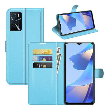 Чохол-книжка Litchie Wallet для Oppo A16 Light Blue