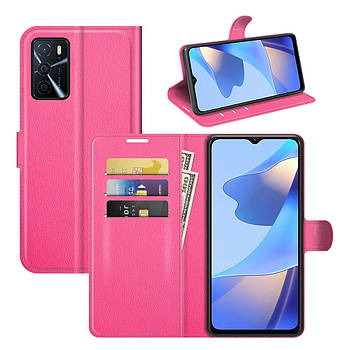 Чохол-книжка Litchie Wallet для Oppo A16 Rose