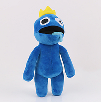 Синій Райдужний Друг, м'яка іграшка з Roblox 30 см висота. Rainbow Friends