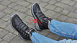 Черевики чоловічі зимові чорні ЕКО шкіра якісні Ботинки мужские зимние черные ЭКО кожа качественные Код: М3061, фото 7