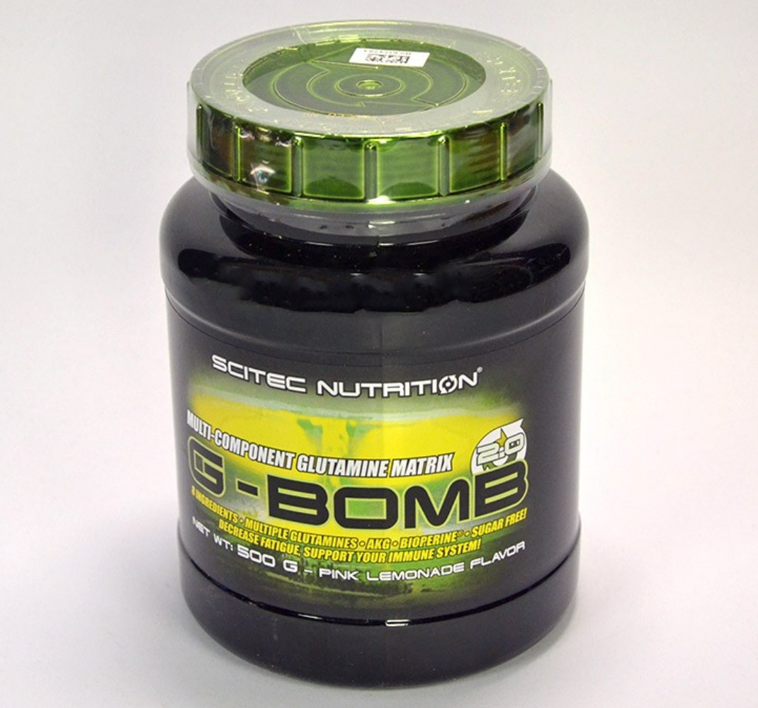 Глютамін Scitec Nutrition G-Bomb 2.0 500 г хіт продаж