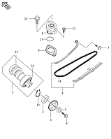 Цепь ГРМ (94 LINKS) Bajaj Boxer BM 150 DS109905