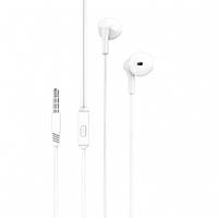 Наушники XO EP39 3.5mm Half In-ear Earphone 1.15M White