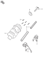 Вилка переключения передач 1 Bajaj Boxer BM 150 JZ561002