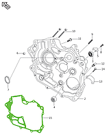 Двигатель (BM150UG 5G) Bajaj Boxer BM 150 PF501108