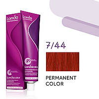 Фарба для волосся Londa Color Permanent Professional 7/44 блонд інтенсивно-мідний