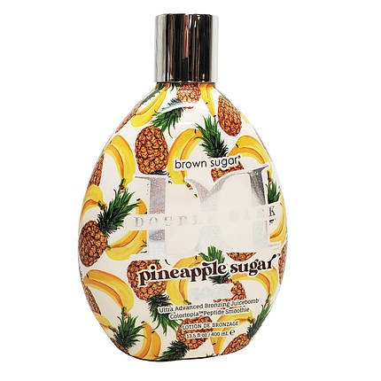 Лосьон для засмаги у солярії brown sugar DOUBLE DARK PINEAPPLE SUGAR 400X 400мл, фото 3