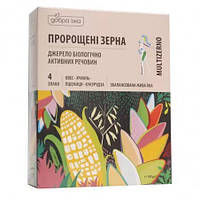 Біодобавка Добра їжа Пророщені зерна вівса ячменю пшениці кукурудзи в стіках 100гр