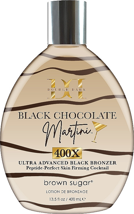 Лосьон для засмаги у солярії brown sugar DOUBLE DARK BLACK CHOCOLATE MARTINI 400X  400мл