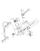 Крышка бачка Bajaj Boxer BM 150 DE191029