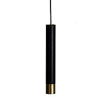 Подвесной точечный светильник с одной полоской Level, под лампу GU10, Золотой/Черный
