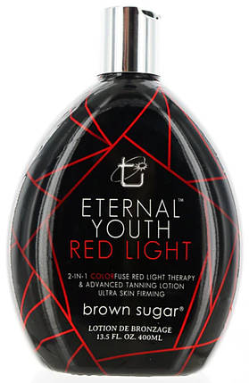 Лосьон для засмаги у солярії brown sugar ETERNAL YOUTH RED LIGHT 400мл, фото 1