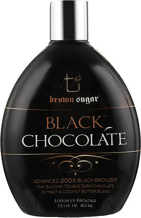 Лосьон для засмаги у солярії brown sugar BLACK CHOCOLATE 200Х 400мл, фото 1