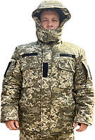 Куртка пиксель военная на флисе
