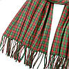 ШАРФ жіночий M&JJ ВЕГАС червоно-зелений 70х180 см (8005), фото 3