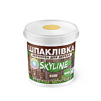 Шпаклевка для Дерева готовая к применению акриловая SkyLine Wood Ясень 800 г